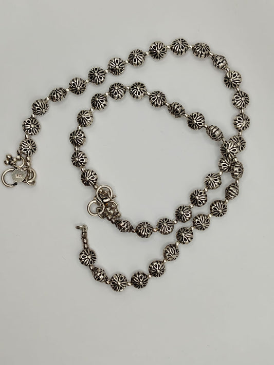 92.5 Silver Oxidised Anklets – Traditional Handcrafted Design