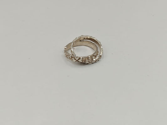 Plain Sterling Silver Toe Ring (Adjustable)